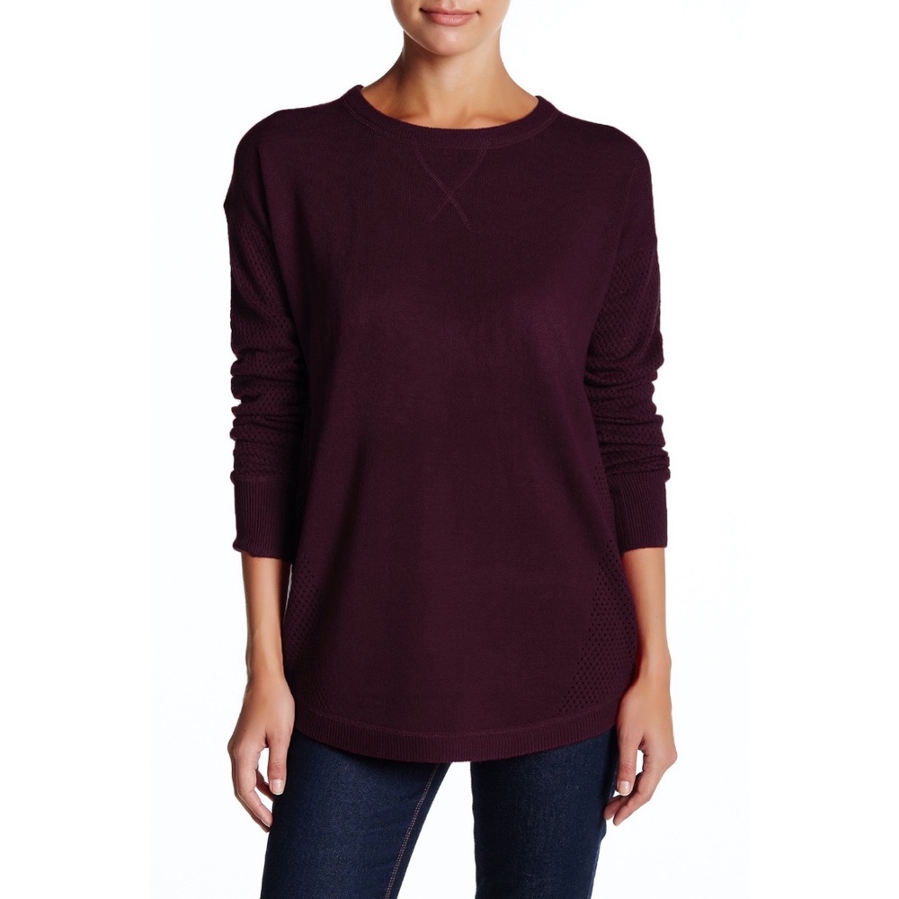 Sweet Romeo - Open Stitch Sweater Sweatshirt